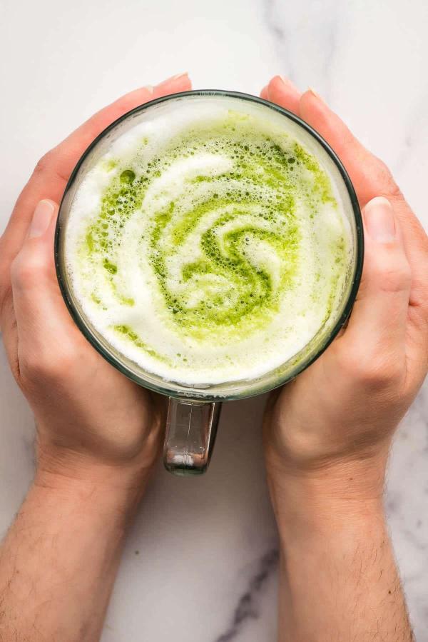 Hot Coconut Cloud Strawberry Matcha